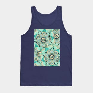 Gilded Emerald Enamel Tank Top